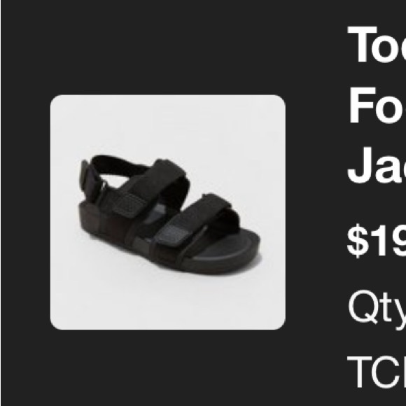Cat & Jack Other - NWOT Toddler Boys' Cedric Footbed Sandals - Cat & Jack™